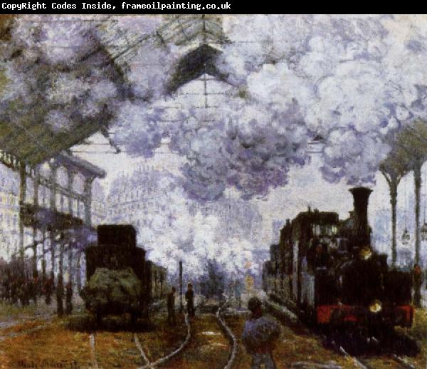 Claude Monet The Gare Saint-Lazare Arrival of a Train